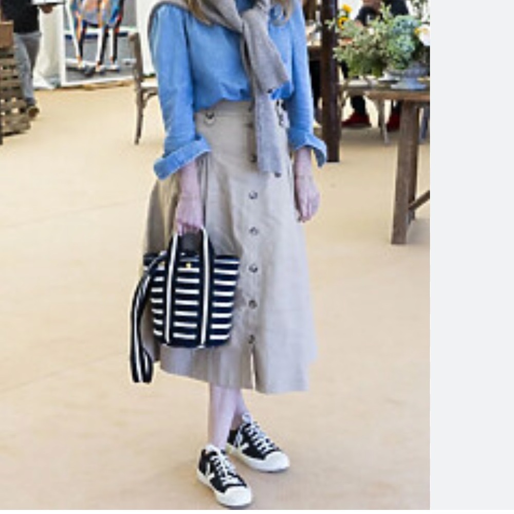 Sezane Beige Skirt